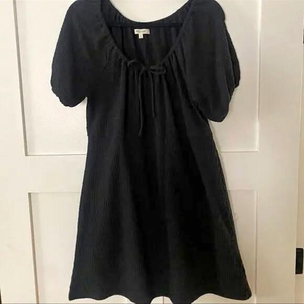 Madewell Puff Sleeve Mini Dress